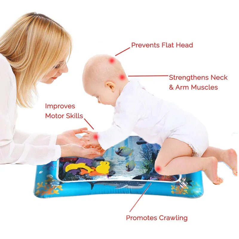 Tummy Time Inflatable Water Mat - WildRoot Explorers