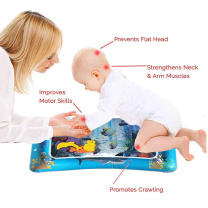 Tummy Time Inflatable Water Mat - WildRoot Explorers