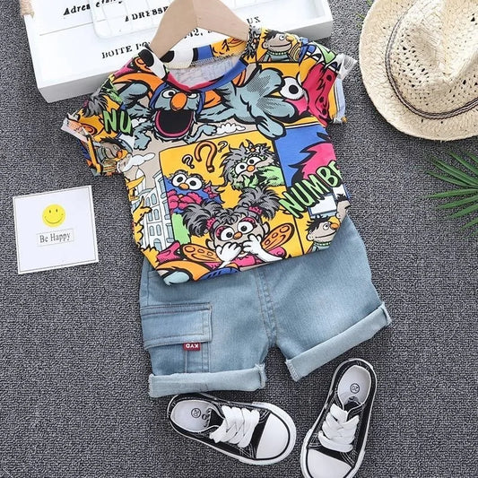 Graffiti Outfit with Sunhat - WildRoot Explorers