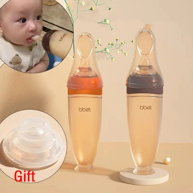 BbetEase Baby Feeding Squeeze Bottle - WildRoot Explorers