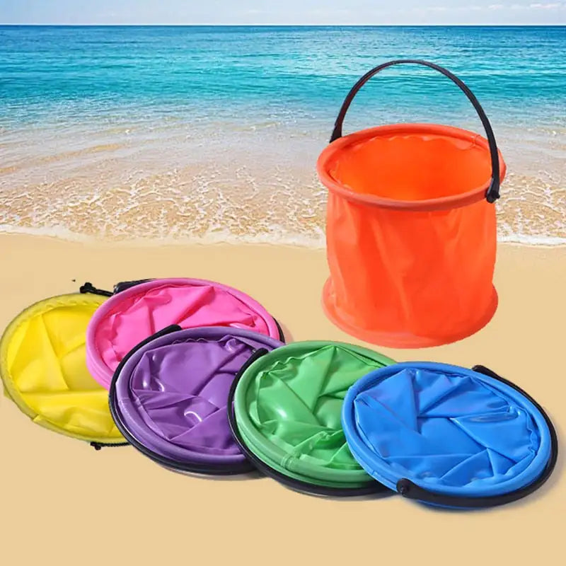 Foldable Beach Bucket - WildRoot Explorers