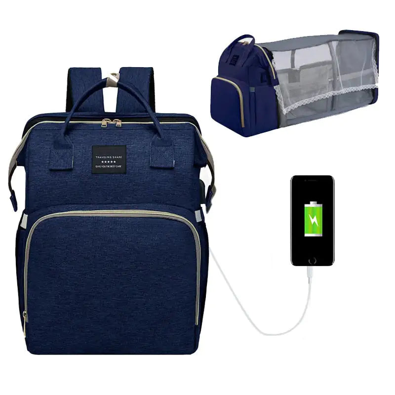 Diaper Bag With Changing Station - WildRoot Explorers