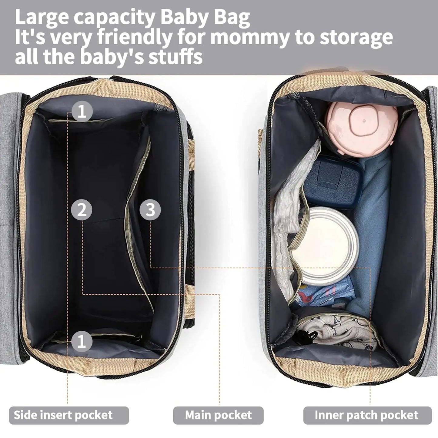 Diaper Bag With Changing Station - WildRoot Explorers