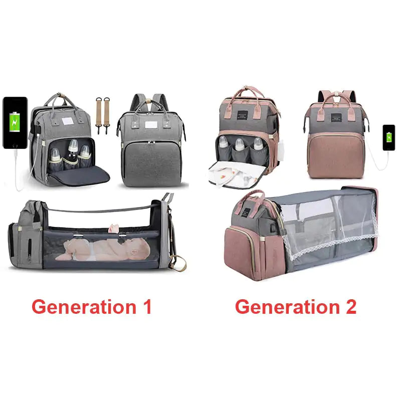 Diaper Bag With Changing Station - WildRoot Explorers